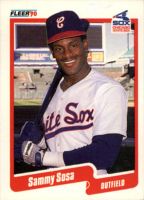 1990 Fleer #548 Sammy Sosa 