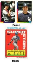 1990 Topps Stickers #49 K. Griffey Jr./#1 R. Cerone/#321 B. Geren 