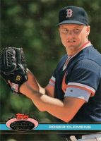 1991 Stadium Club #309 Roger Clemens