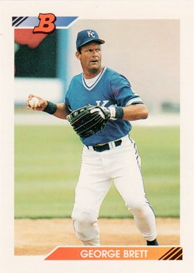 1992 Bowman #500 George Brett