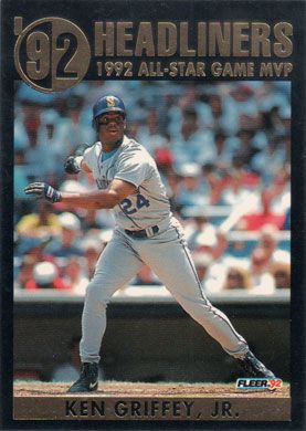 1992 Fleer Update Headliners #1 Ken Griffey Jr. 