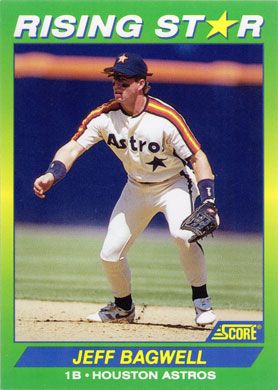 1992 Score 100 Rising Stars #35 Jeff Bagwell