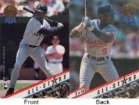 1993 Leaf Update Gold All-Stars #8 K. Griffey, Jr./M. Grissom 