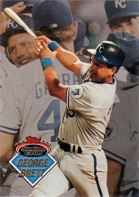 1993 Stadium Club Inserts #2 George Brett 3000 Hit Club 