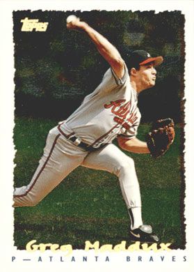 1995 Topps Cyberstats #158 Greg Maddux 