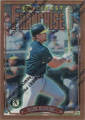 1996 Finest #236 Mark McGwire 