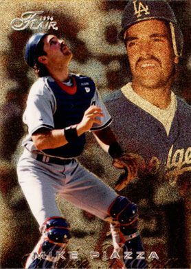 1996 Flair #298 Mike Piazza