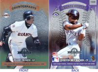 1997 Donruss Limited #123 B. Bonds/Q. McCracken Counterparts