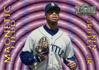 1997 Metal Universe Magnetic Field #4 Ken Griffey Jr. 