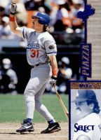 1997 Select #32 Mike Piazza Blue