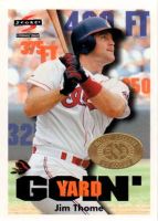 1997 Score Hobby Reserve #515 Jim Thome Goin Yard 