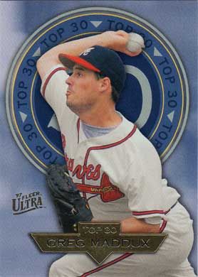 1997 Ultra Top 30 #7 Greg Maddux 