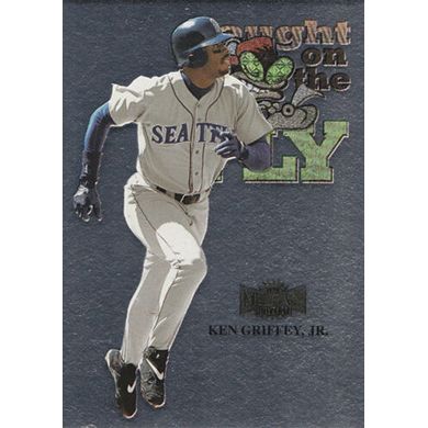 1999 Metal Universe #233 Ken Griffey Jr. Caught on the Fly 