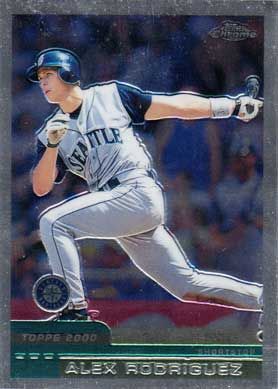 2000 Topps Chrome #100 Alex Rodriguez 