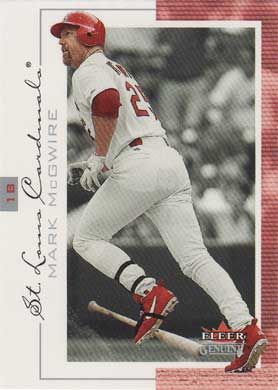 2001 Fleer Genuine #54 Mark McGwire 