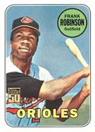 2001 Topps Through the Years Reprints #12 Frank Robinson 1969