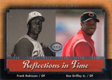 2001 Upper Deck Legends Reflections in Time #R6 F. Robison/K. Griffey Jr. 