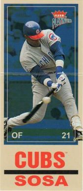 2004 Fleer Platinum Big Signs #10 Sammy Sosa 