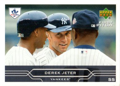 2005 Upper Deck First Pitch Pitch Hit & Run #NNO Derek Jeter 