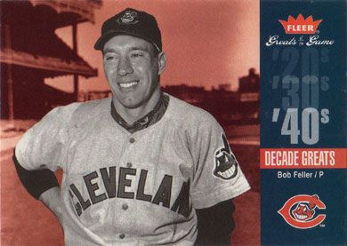 2006 Greats of the Game Decade Greats #DEC-BF Bob Feller 