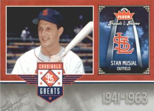 2006 Greats of the Game Cardinals Greats #STL-SM Stan Musial 