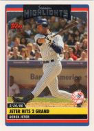 2006 Topps Udpate #UH177 Derek Jeter Season Highlights 