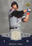 2006 Upper Deck Amazing Greats #AG-MP Mike Piazza