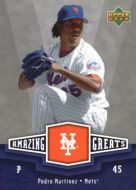 2006 Upper Deck Amazing Greats #AG-PM Pedro Martinez