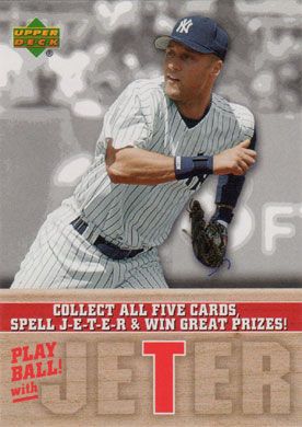 2006 Upper Deck Spell and Win #PBDJ-3 Derek Jeter 