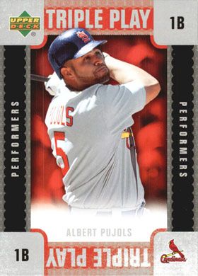 2007 Upper Deck Triple Play Performers #TP-AP Albert Pujols