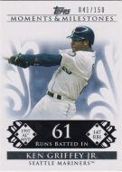 2007 Topps Moments & Milestones #33 Ken Griffey Jr. 61 RBIs 