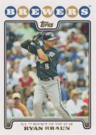 2008 Topps Gold Foil #101 Ryan Braun 