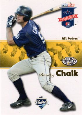 2008 Tristar Projections Yellow #279 Bradley Chalk