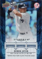 2008 Upper Deck Spectrum Derek Jeter Retrospectrum #DJ10 