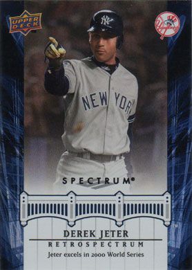 2008 Upper Deck Spectrum Retrospectrum #DJ45 Derek Jeter