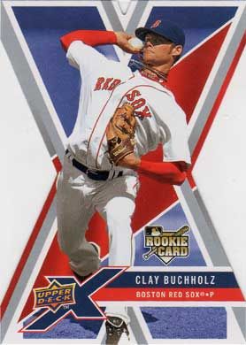 2008 Upper Deck X Die Cut #16 Clay Buchholz 