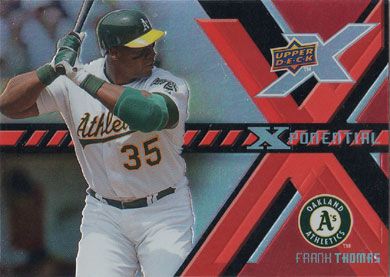 2008 Upper Deck X XPonential #X-FT Frank Thomas 