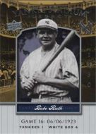 2008 Upper Deck Yankee Stadium Legacy Collection #16 Babe Ruth 