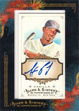 2009 Topps Allen & Ginter Autographs #AGA-AC Alexi Casilla Autographed