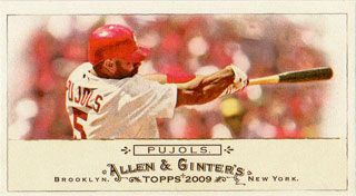 2009 Topps Allen & Ginter Mini #71 Albert Pujols