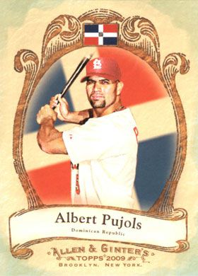 2009 Topps Allen & Ginter National Pride #NP51 Albert Pujols