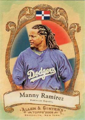 2009 Topps Allen & Ginter National Pride #NP35 Manny Ramirez 