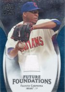 2009 Upper Deck Icons Future Foundations Jerseys #FF-FC Fausto Carmona Jersey