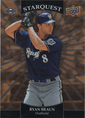 2009 Upper Deck Starquest Gold Rare #SQ-23 Ryan Braun 