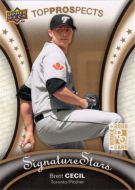 2009 Upper Deck Signature Stars #106 Brett Cecil