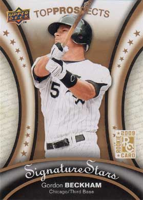 2009 Upper Deck Signature Stars #103 Gordon Beckham Top Prospects 