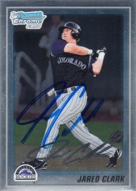 2010 Bowman Chrome Prospects #BCP83 Jared Clark Autographed