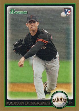 2010 Bowman Gold #206 Madison Bumgarner 