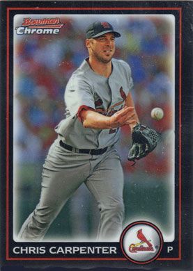 2010 Bowman Chrome Refractor #15 Chris Carpenter