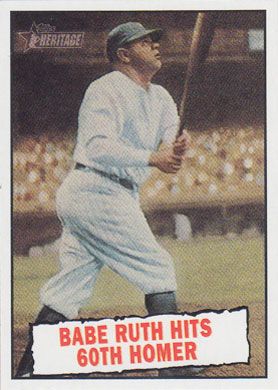 2010 Topps Heritage #401 Babe Ruth Baseball Thrills 